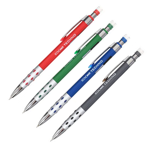 Карандаш механический 0,5мм Economix 4 цвета 11406 Карандаш механический 0,5мм Economix 4 цвета 11406