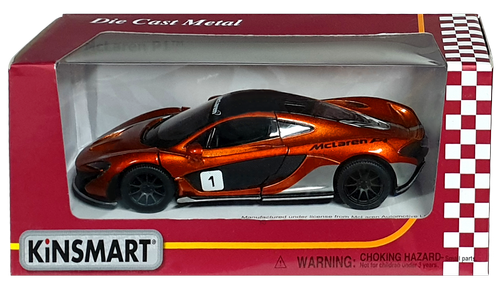 Машинка Kinsmart McLaren Р1, спорт KT5393FW Машинка Kinsmart McLaren Р1, спорт KT5393FW