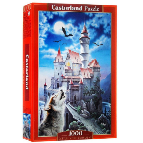 Игрушка Пазл 1000 Замок и волк 68 х 47 см Castorland  C-100699