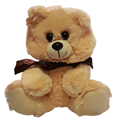 Игрушка Мягкая Мишка с бантом персиковый 23 см В237/0 Игрушка Мягкая Мишка с бантом персиковый 23 см В237/0
