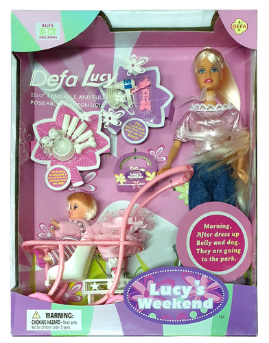 Кукла Defa Lucy с ребенком в коляске 29 см 20958 Кукла Defa Lucy с ребенком в коляске 29 см 20958