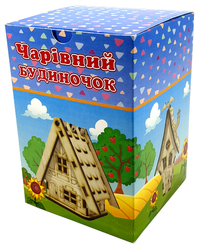 Домик с подсветкой № 4/2 свет - Медленное трехцветное переключение, сенсорный выключатель, МДФ AS-5504, Е-005 фото 2 Домик с подсветкой № 4/2 свет - Медленное трехцветное переключение, сенсорный выключатель, МДФ AS-5504, Е-005 фото 2