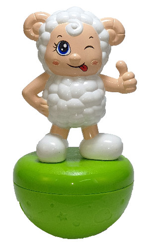 Игрушка Неваляшка Овечка музыкальная 17см в коробке 2215А Игрушка Неваляшка Овечка музыкальная 17см в коробке 2215А