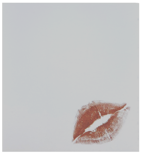 Бумага с липким слоем, стикер "Отпечаток поцелуя" 30 листов AS-0522, Р-0118