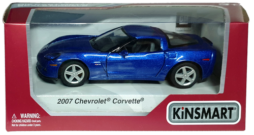 Машинка Kinsmart Chevrolet Corvette Z 06 2007 год KT5320W фото 2 Машинка Kinsmart Chevrolet Corvette Z 06 2007 год KT5320W фото 2
