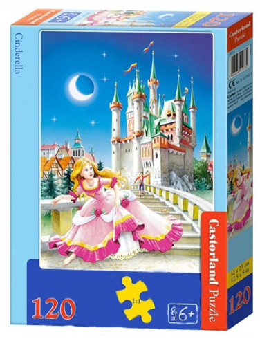 Игрушка Пазлы 120 Castorland 32 х 23 см Золушка В-12213 Игрушка Пазлы 120 Castorland 32 х 23 см Золушка В-12213