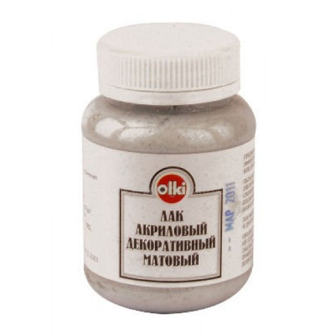 Лак акриловый матовый "Олки" 100 мл