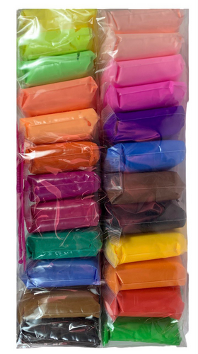 Пластилин Супер Легкий, набор 24 шт. по 11 г. в пакете  6602