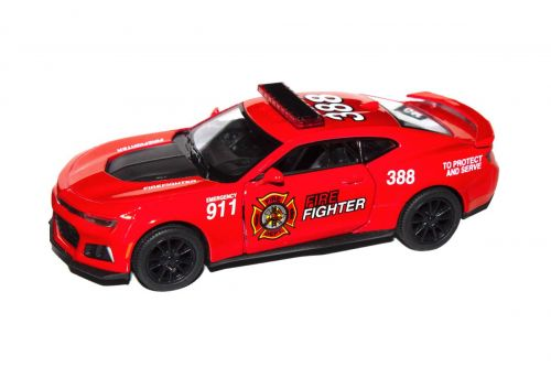 Машинка Kinsmart Chevrolet Camaro ZL1 пожарная 2017 KT5399WPR Машинка Kinsmart Chevrolet Camaro ZL1 пожарная 2017 KT5399WPR