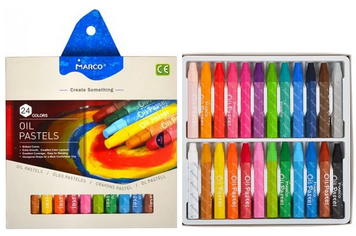 Пастель масляная Marco Colorite 24 цветов 1100OP-24CB, 4800ОР-24СВ фото 2 Пастель масляная Marco Colorite 24 цветов 1100OP-24CB, 4800ОР-24СВ фото 2