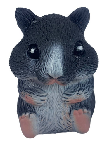 Игрушка Силиконовая тянучка Хомяк Большой черный 8 см 00363 Игрушка Силиконовая тянучка Хомяк Большой черный 8 см 00363