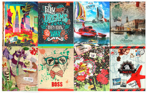 Блокнот Аркуш ЧГ А5 # 96 л УФ полутвердый, микс 110695, 1В62* фото 2