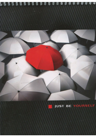 Блокнот-бизнес-спираль М А4 твердая подложка 100 л микс 102023/1