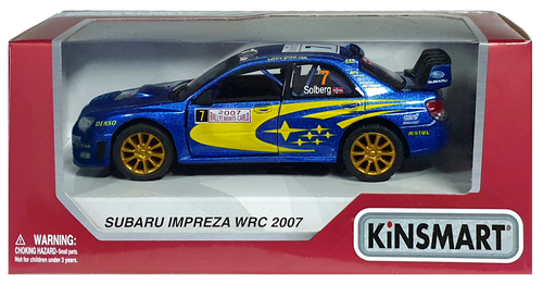 Машинка Kinsmart Subaru Impreza WRC 2007 Street Fighter спорт  KT5328W