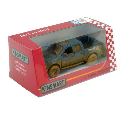 Машинка Kinsmart Ford F-150 SVT Raptor SuperCrew KT5365WY, KT5365WF фото 2 Машинка Kinsmart Ford F-150 SVT Raptor SuperCrew KT5365WY, KT5365WF фото 2