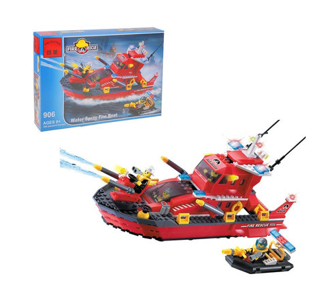 Игрушка Конструктор Fire Rescue Пожарно-спасательная служба 340 деталей 906 Игрушка Конструктор Fire Rescue Пожарно-спасательная служба 340 деталей 906