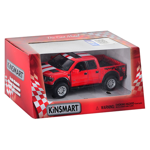 Машинка Kinsmart Ford F-150 SVT Raptor SuperCrew KT5365WY, KT5365WF Машинка Kinsmart Ford F-150 SVT Raptor SuperCrew KT5365WY, KT5365WF