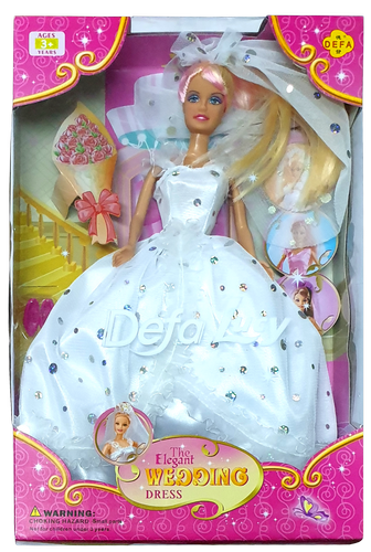 Кукла Defa Lucy Невеста в фате 29 см 6003 Кукла Defa Lucy Невеста в фате 29 см 6003