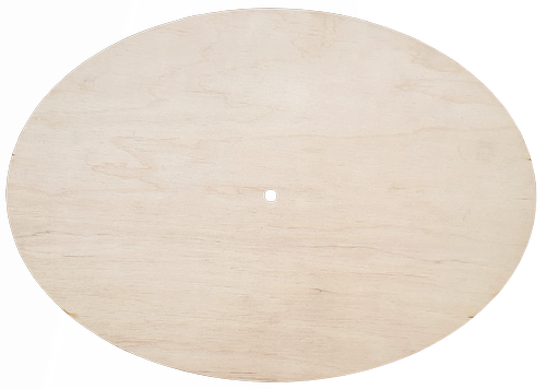 Основа для часов из фанеры 4 мм № 6 Овал 35 x 25 см AS-4555, В-0166