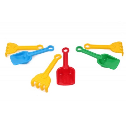 Игрушка Пластиковая Лопатка и Грабли 22см ТехноК  1363