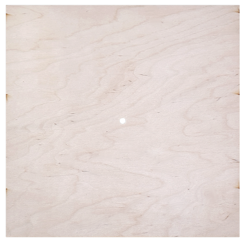 Основа для часов из фанеры 4 мм № 37 Квадрат 10 x 10 см AS-4883