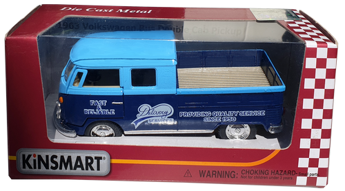 Машинка Kinsmart WV BUS Double-Cab 1963 год  KT5387W, KT5396W