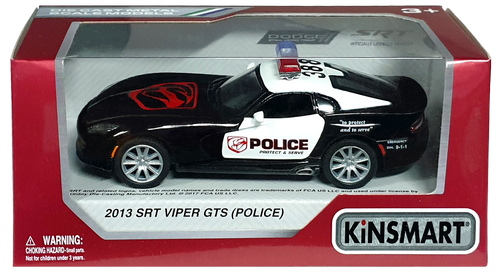 Машинка Kinsmart Dodge SRT Viper GTS 2013 год Police KT5363WР фото 2 Машинка Kinsmart Dodge SRT Viper GTS 2013 год Police KT5363WР фото 2