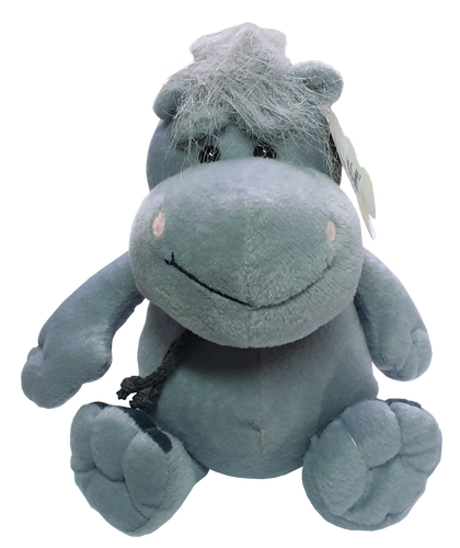 Игрушка Мягкая Бегемот 22 см серый BangoBear  06548      