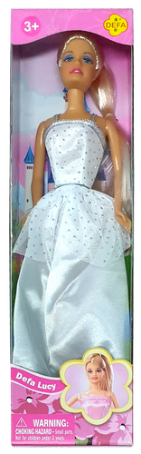 Кукла Defa Lucy невеста с длинными волосами 28см  8074 