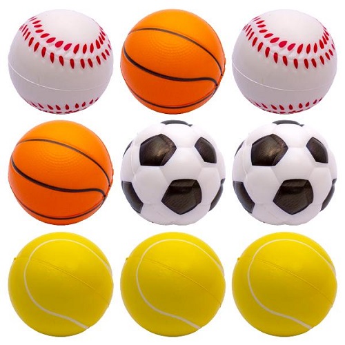 Игрушка Мячик мягкий фомовый 6 см Спорт  08328