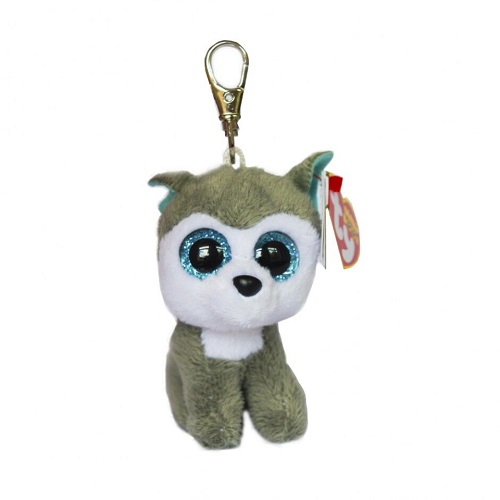 Игрушка Мягкая Собака Хаски серо-белая 9 см Брелок 36503 Игрушка Мягкая Собака Хаски серо-белая 9 см Брелок 36503