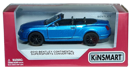 Машинка Kinsmart Bentley Contin. SC, кабриолет KT5353W Машинка Kinsmart Bentley Contin. SC, кабриолет KT5353W