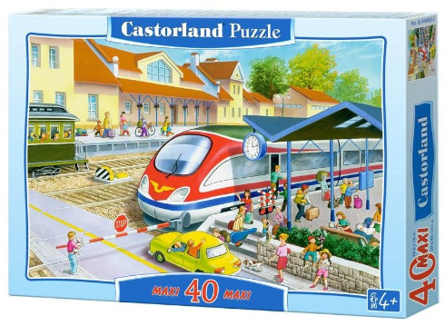 Игрушка Пазл 40 Maxi, 59 х 40 см Castorland Вокзал B-040032 Игрушка Пазл 40 Maxi, 59 х 40 см Castorland Вокзал B-040032