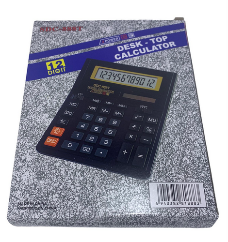 Калькулятор Citizen SDC-888 Т КОПІЯ 12разр  01519 фото 2