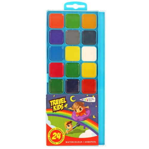 Акварель набор Гамма - Travel Kids 24 цвета 312082 фото 2 Акварель набор Гамма - Travel Kids 24 цвета 312082 фото 2