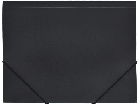 Папка на резинке А4 Datum Черная  490263