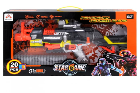 Игрушка Бластер Star Game с поролоновыми пулями SB418 Игрушка Бластер Star Game с поролоновыми пулями SB418