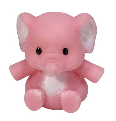Игрушка силиконовая антистресс Слоненок розовый 5см 16348 Игрушка силиконовая антистресс Слоненок розовый 5см 16348