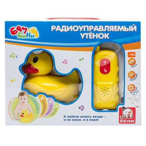 Игрушка для ванной Утенок радиоуправляемый S+S EA80363R Игрушка для ванной Утенок радиоуправляемый S+S EA80363R