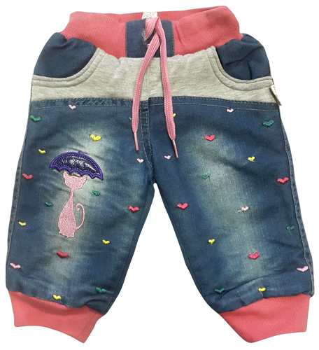 Джинсы на меху для девочки р. 6-24 мес 13119
