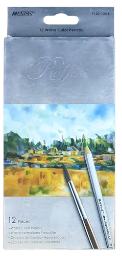 Карандаши акварельные цветные Marco Raffine 12 цветов шестигранные 7120-12СВ Карандаши акварельные цветные Marco Raffine 12 цветов шестигранные 7120-12СВ