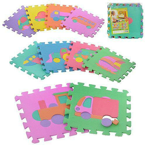 Игрушка Коврик Пазлы мягкий Транспорт 10шт 29 х 29см 0377 Игрушка Коврик Пазлы мягкий Транспорт 10шт 29 х 29см 0377