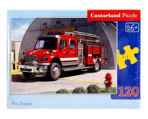 Игрушка Пазл 120 Пожарная машина Castorland 32 х 23 см  В-12527
