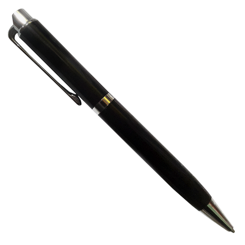 Ручка шариковая ZhenHao № 555 черная с хромом 01438