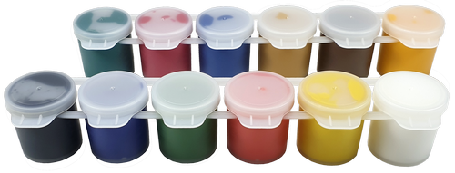 Гуашь набор Луч "Классика" 12цветов 20мл (блок-тара)  21С1376-08 фото 2