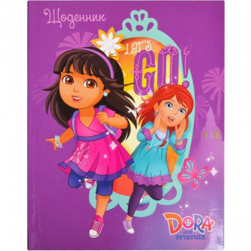 Дневник мягкая обложка МД украинский Черепашки Ниндзя, Дора микс D-Int-40-L*  фото 2