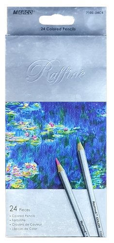 Карандаши цветные Marco Raffine 24 цветов шестигранные 7100-24СВ