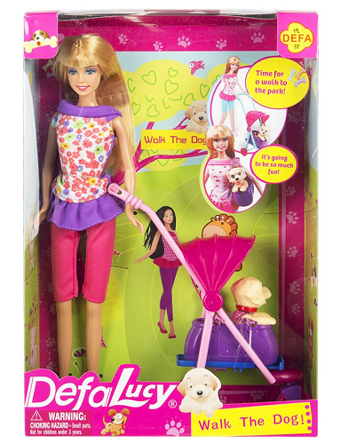 Кукла Defa Lucy Прогулка с собакой 8205 Кукла Defa Lucy Прогулка с собакой 8205