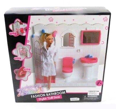 Игрушка Набор Bettina Ванная комната с куклой 66844 Игрушка Набор Bettina Ванная комната с куклой 66844