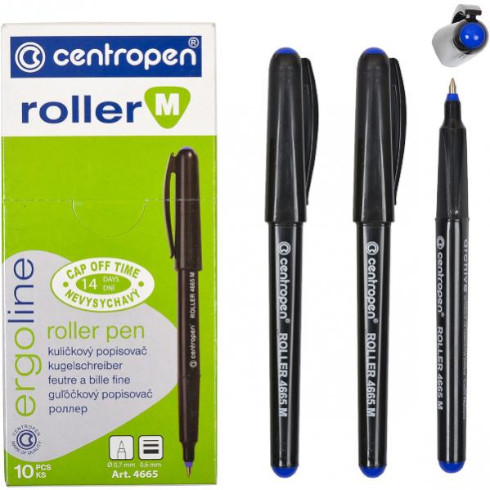 Ручка капиллярная Centropen 0,7 roller Синий  4665